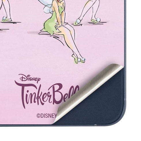 Disney Tinker Bell Water Color Art Poses Galaxy A35 5G Skin