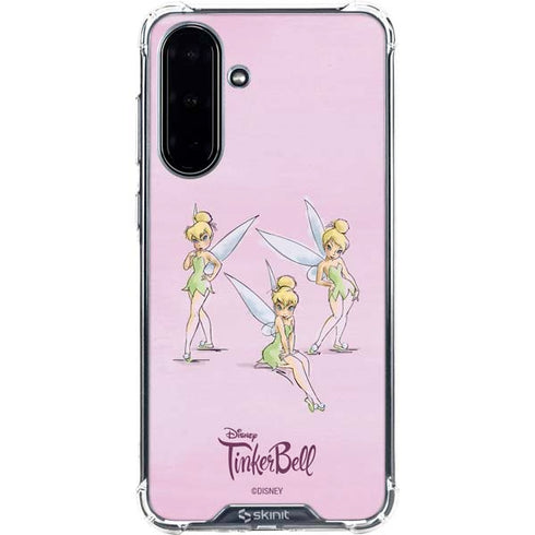 Disney Tinker Bell Water Color Art Poses Galaxy A36 5G Clear Case