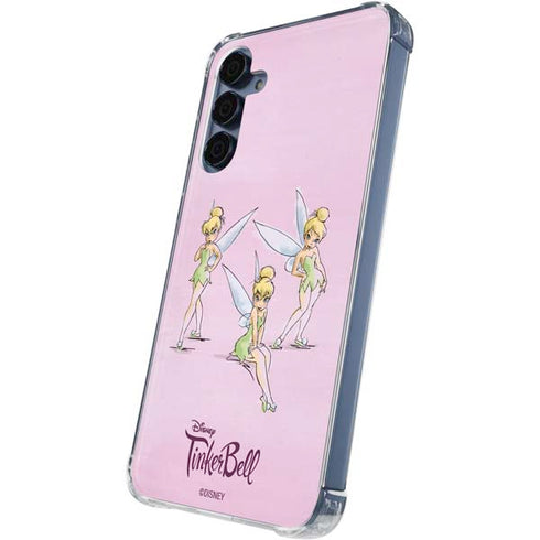 Disney Tinker Bell Water Color Art Poses Galaxy A55 5G Clear Case