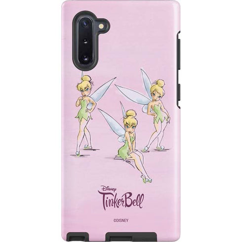 Disney Tinker Bell Water Color Art Poses Galaxy Cases