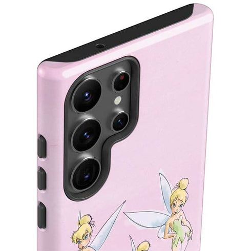 Disney Tinker Bell Water Color Art Poses Galaxy S23 Ultra Pro Case
