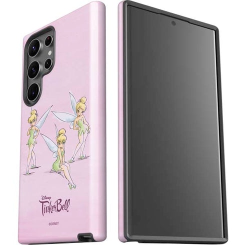 Disney Tinker Bell Water Color Art Poses Galaxy S23 Ultra Pro Case