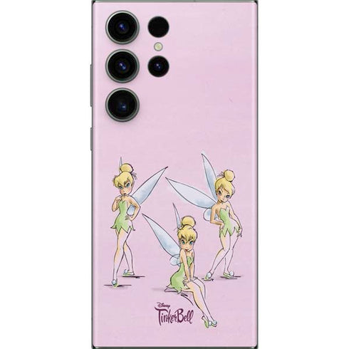 Disney Tinker Bell Water Color Art Poses Galaxy Skins