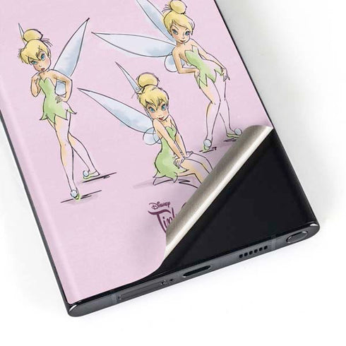Disney Tinker Bell Water Color Art Poses Galaxy Skins