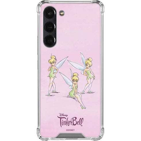 Disney Tinker Bell Water Color Art Poses Galaxy S24 FE Clear Case