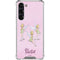 Disney Tinker Bell Water Color Art Poses Galaxy S24 FE Clear Case