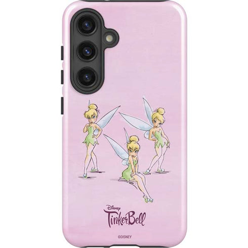 Disney Tinker Bell Water Color Art Poses Galaxy S25 Plus Impact Case