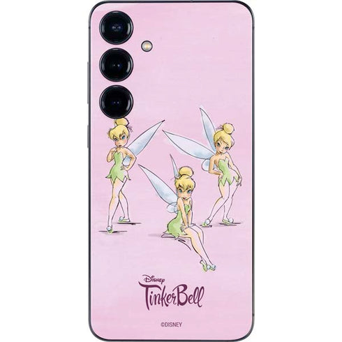Disney Tinker Bell Water Color Art Poses Galaxy S25 Plus Skin