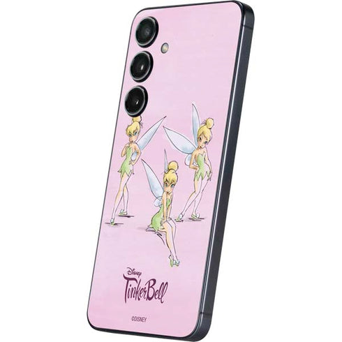Disney Tinker Bell Water Color Art Poses Galaxy S25 Plus Skin