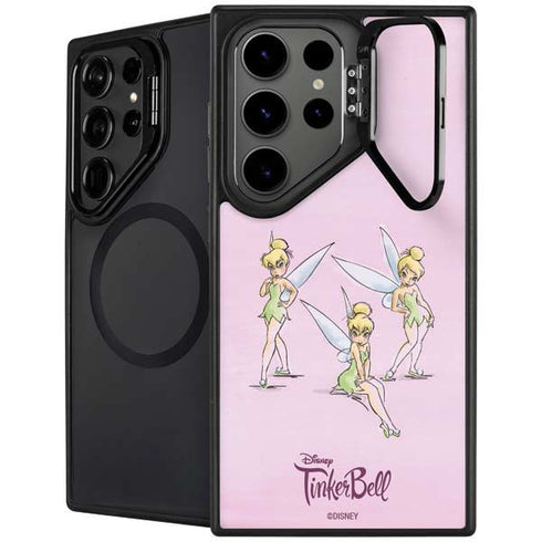 Disney Tinker Bell Water Color Art Poses Galaxy S25 Ultra Kickstand Case