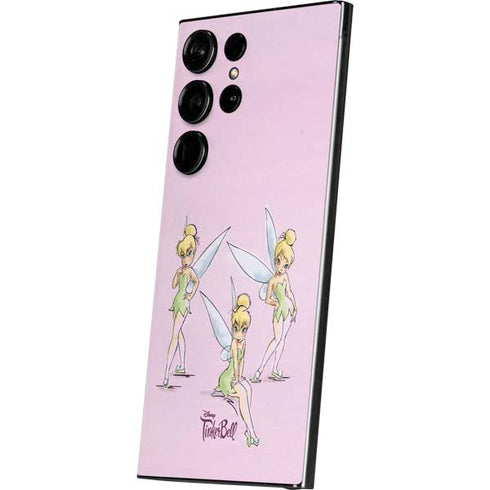 Disney Tinker Bell Water Color Art Poses Galaxy S25 Ultra Skin