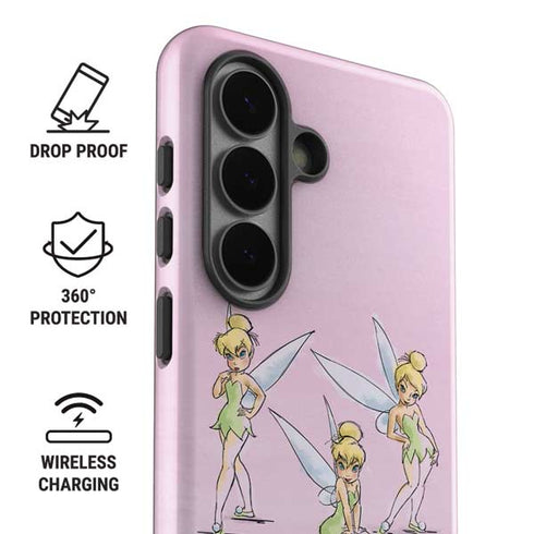 Disney Tinker Bell Water Color Art Poses Galaxy S26 Impact Case