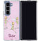 Disney Tinker Bell Water Color Art Poses Galaxy Z Fold5 5G Clear Case