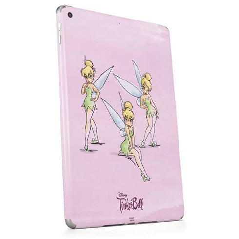Disney Tinker Bell Water Color Art Poses Apple iPad Skin