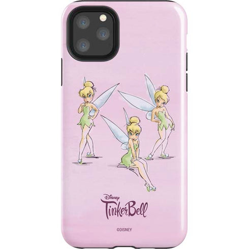 Disney Tinker Bell Water Color Art Poses iPhone Cases