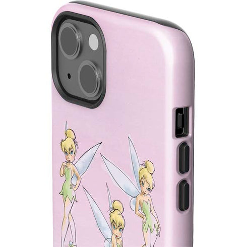 Disney Tinker Bell Water Color Art Poses iPhone 15 Impact Case