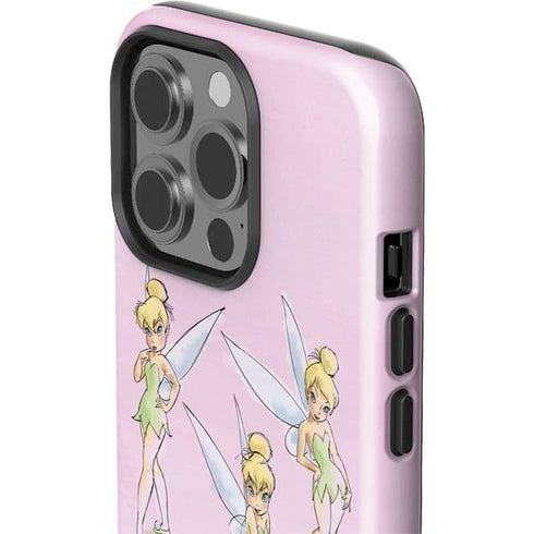 Disney Tinker Bell Water Color Art Poses iPhone 15 Pro Impact Case