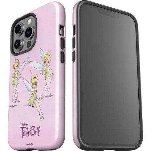 Disney Tinker Bell Water Color Art Poses iPhone 15 Pro Impact Case