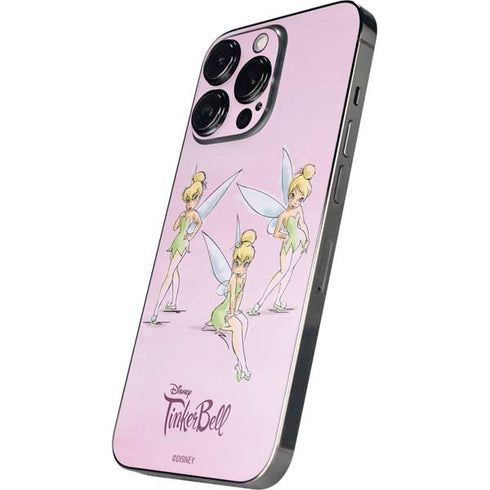 Disney Tinker Bell Water Color Art Poses iPhone 15 Pro Max Skin