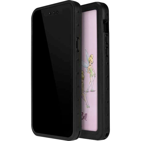 Disney Tinker Bell Water Color Art Poses iPhone 15 Pro Waterproof Case