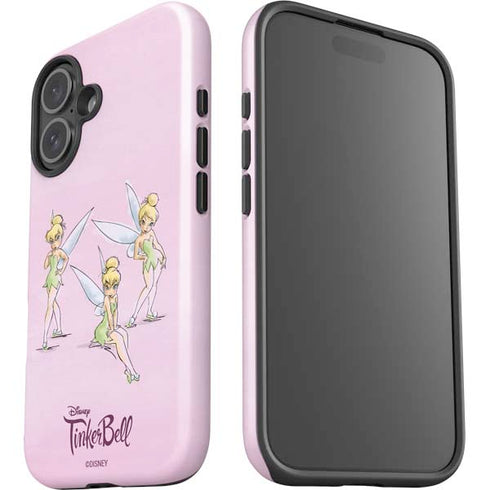 Disney Tinker Bell Water Color Art Poses iPhone 16 Impact Case