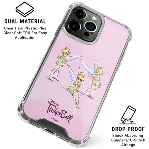 Disney Tinker Bell Water Color Art Poses iPhone 16 Pro Clear Case