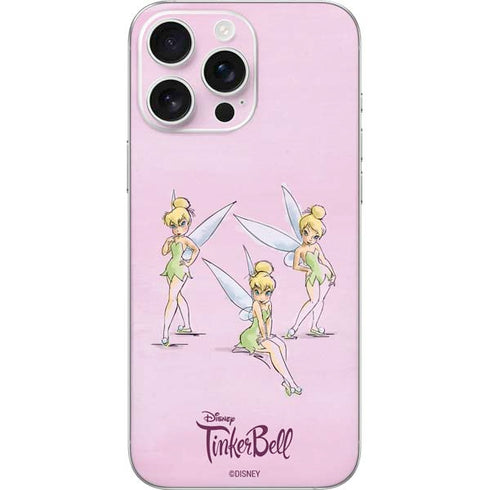 Disney Tinker Bell Water Color Art Poses iPhone 16 Pro Max Skin