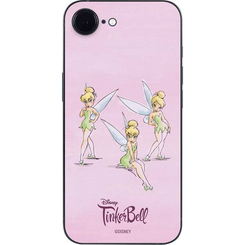 Disney Tinker Bell Water Color Art Poses iPhone 16e Skin