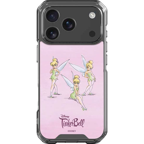 Disney Tinker Bell Water Color Art Poses iPhone 18 Pro Clear Case
