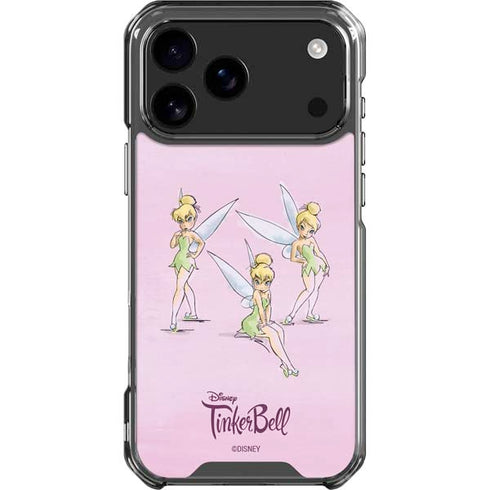 Disney Tinker Bell Water Color Art Poses iPhone 18 Pro Max Clear Case
