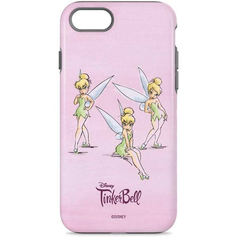 Disney Tinker Bell Water Color Art Poses iPhone Cases