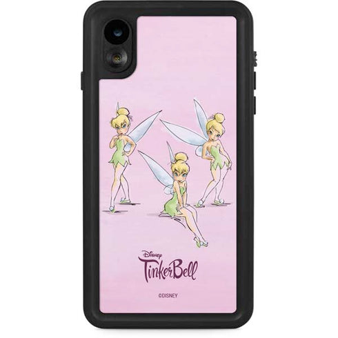 Disney Tinker Bell Water Color Art Poses iPhone Cases