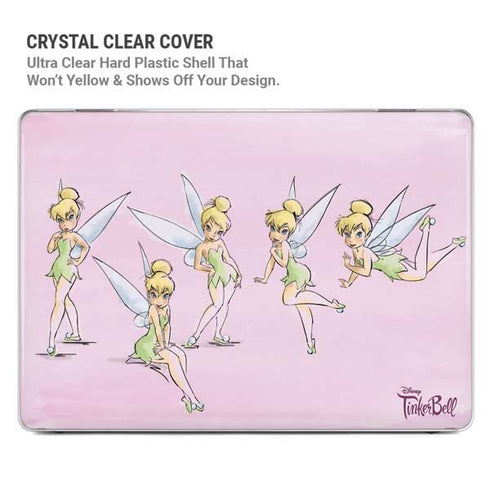 Disney Tinker Bell Water Color Art Poses MacBook Cases