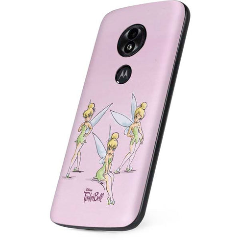 Disney Tinker Bell Water Color Art Poses Moto E5 Play Skin
