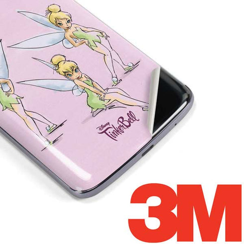 Disney Tinker Bell Water Color Art Poses Moto E5 Plus Skin