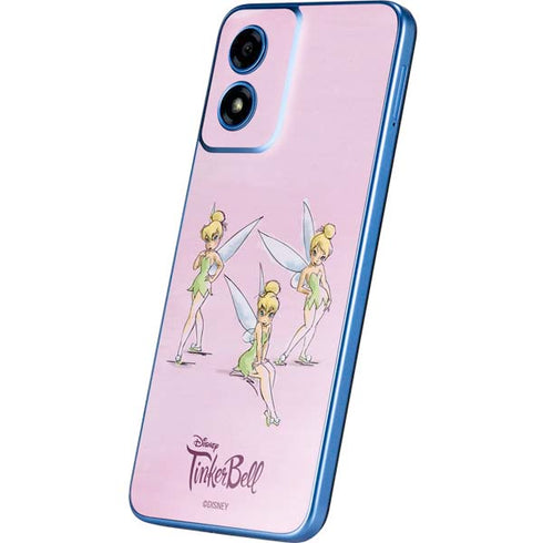Disney Tinker Bell Water Color Art Poses Moto G Play 4G (2024) Skin