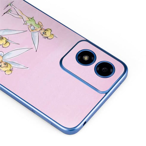 Disney Tinker Bell Water Color Art Poses Moto G Play 4G (2024) Skin