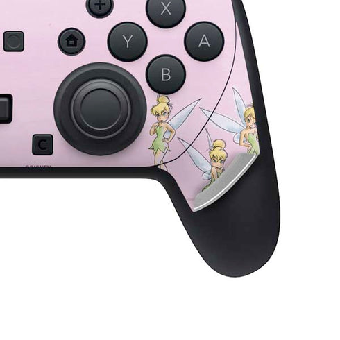 Disney Tinker Bell Water Color Art Poses Nintendo Switch 2 (2025) Pro Controller Skin