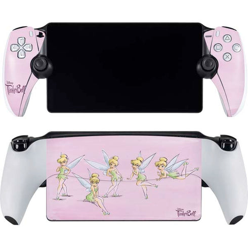 Disney Tinker Bell Water Color Art Poses PlayStation PS5 Skins