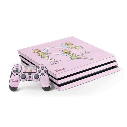 Disney Tinker Bell Water Color Art Poses PlayStation PS4 Skins