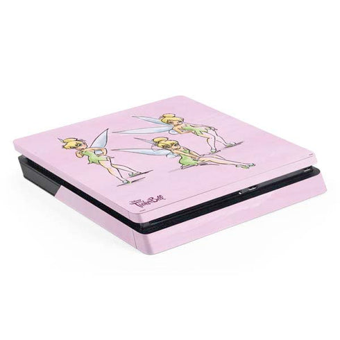 Disney Tinker Bell Water Color Art Poses PlayStation PS4 Skins