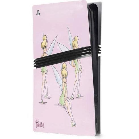 Disney Tinker Bell Water Color Art Poses PlayStation PS5 Skins