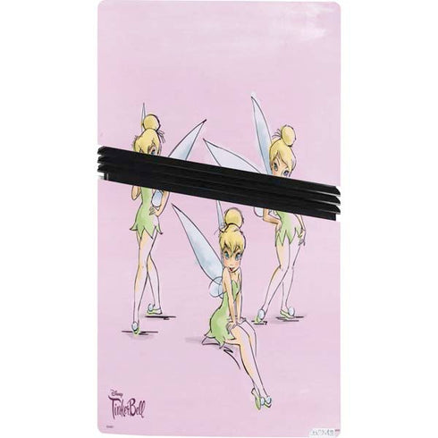 Disney Tinker Bell Water Color Art Poses PS5 Pro Console Skin