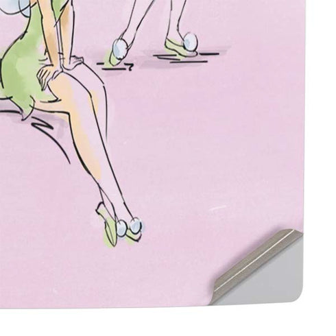 Disney Tinker Bell Water Color Art Poses PS5 Pro Console Skin
