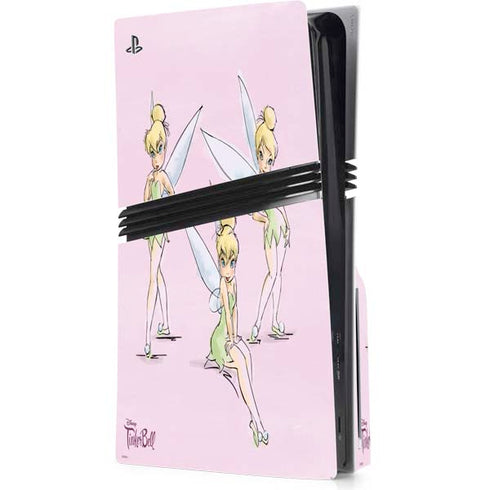 Disney Tinker Bell Water Color Art Poses PlayStation PS5 Skins