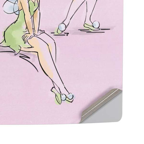 Disney Tinker Bell Water Color Art Poses PS5 Pro Disk Console Skin
