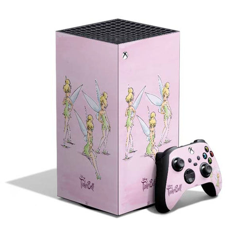 Disney Tinker Bell Water Color Art Poses XBox Series X Digital Edition Bundle Skin