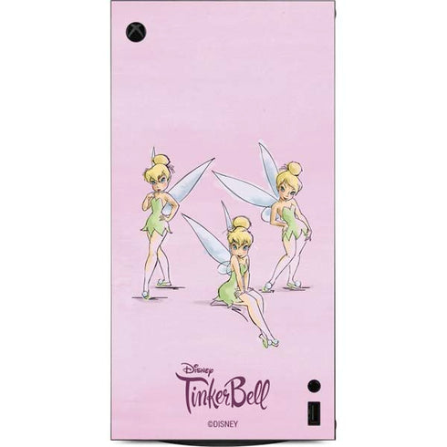 Disney Tinker Bell Water Color Art Poses XBox Series X Digital Edition Console Skin