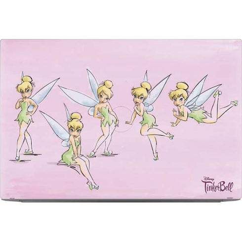 Disney Tinker Bell Water Color Art Poses Dell XPS Skin