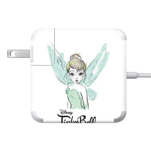 Disney Tinker Bell Watercolor Fairy Art 85W Power Adapter (15 and 17 inch MacBook Pro Charger) Skin